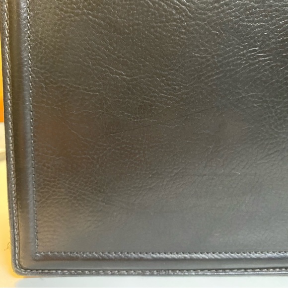 COLE HAAN - ITALIAN MADE - LEATHER BRIEFCASE DOCTOR / LAWYER BAG - Picture 16 of 16
